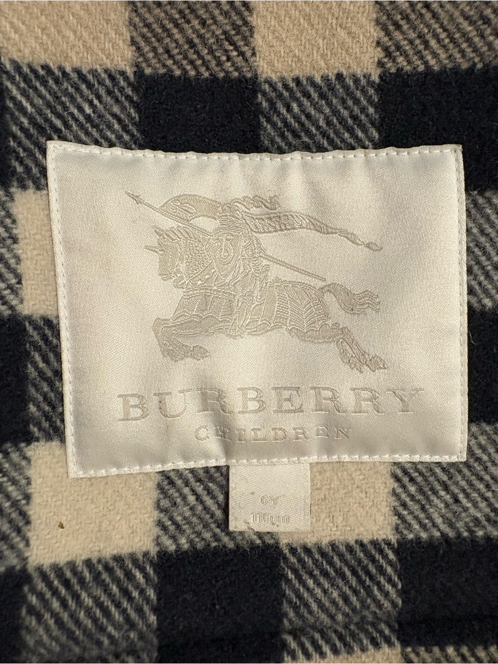 Burberry kids Wool coat jacket size 6y - Picture 6 of 6
